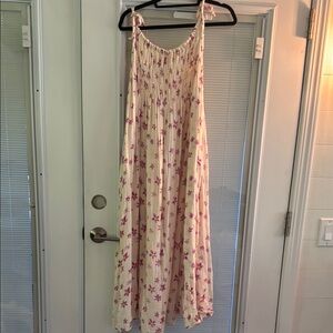 Free people - azure shirred maxi sundress